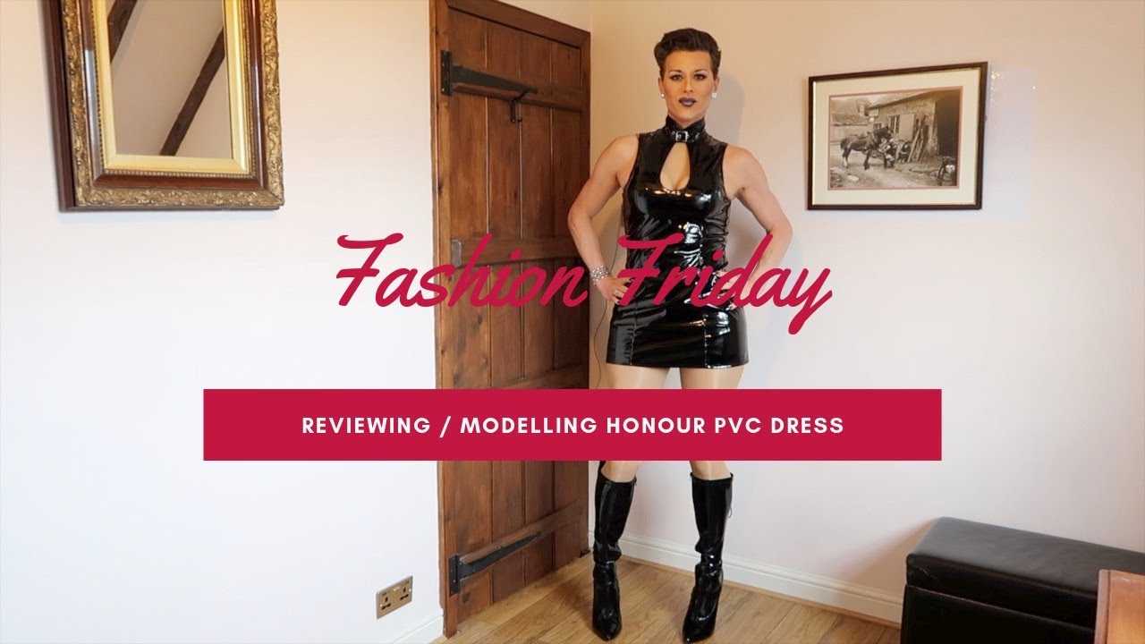Fashion Friday - Reviewing / Modelling Honour Clothing PVC Dress