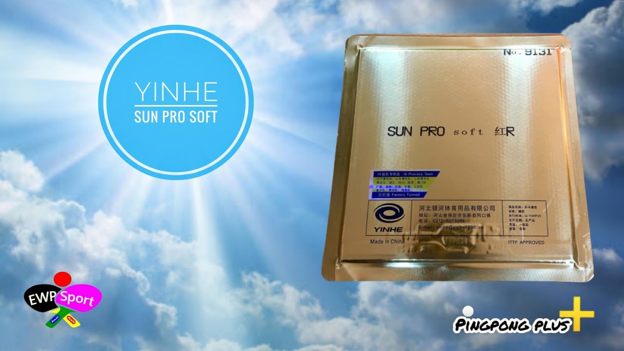 Yinhe SUN PRO soft || Table Tennis Rubber || Test and Review