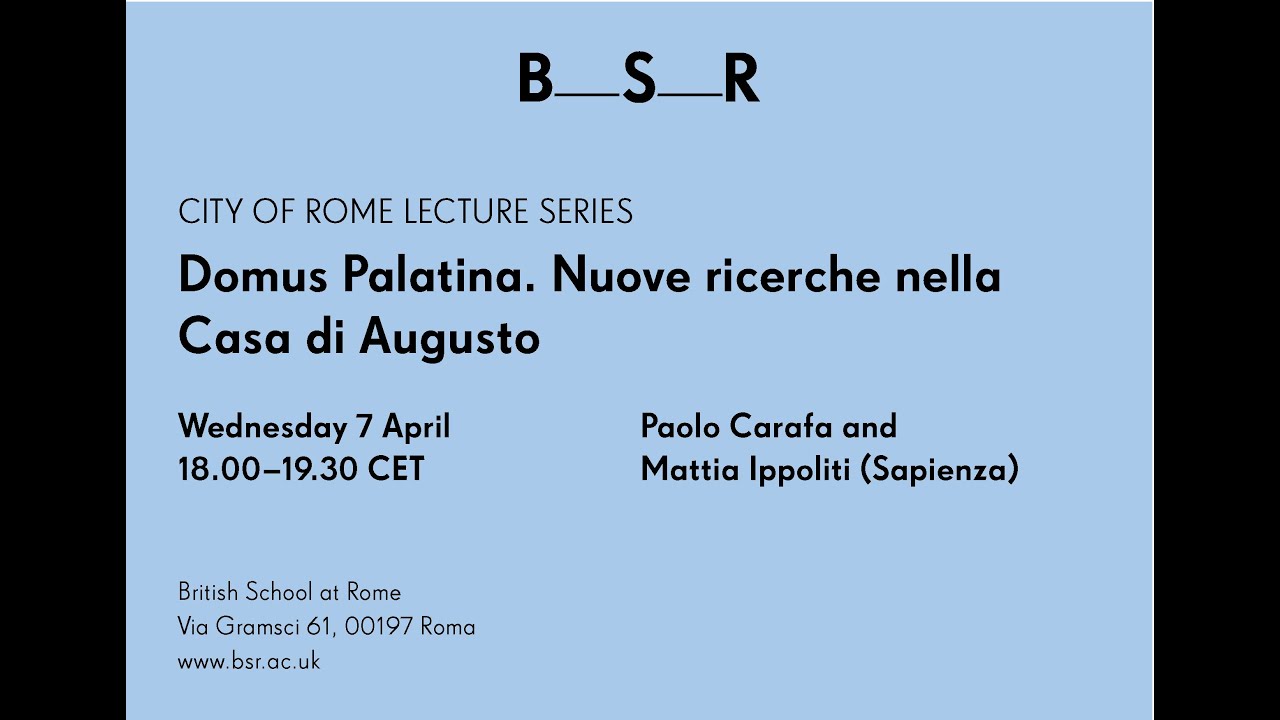 Domus Palatina. Nuove ricerche nella Casa di Augusto