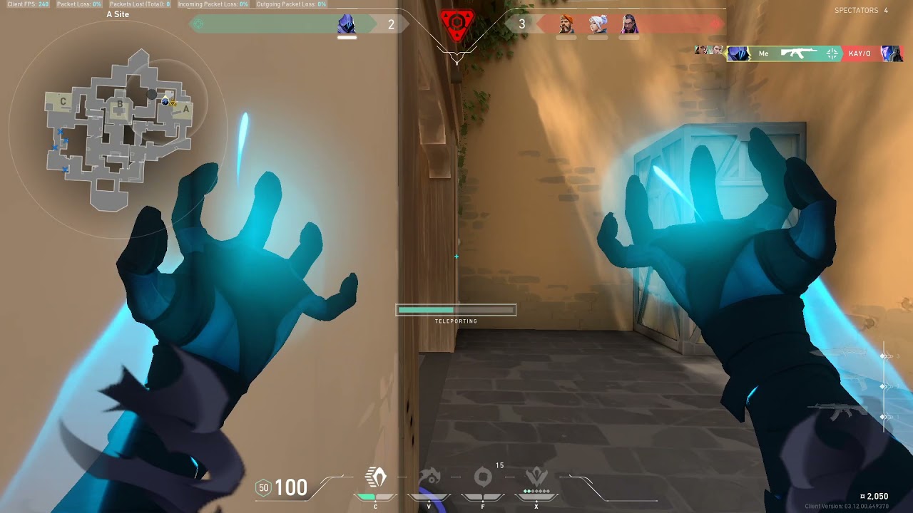 1v4 omen clutch vs pros