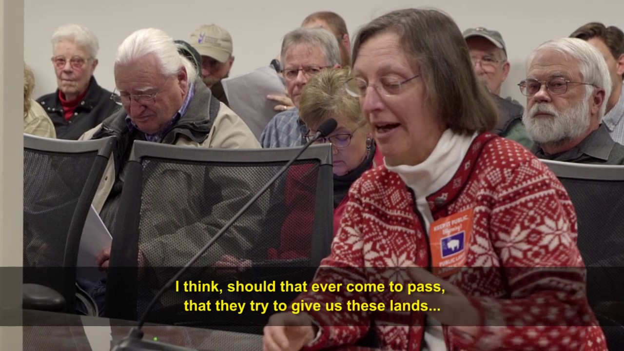 The People of Wyoming Say: NO PUBLIC LAND GRAB AMENDMENT