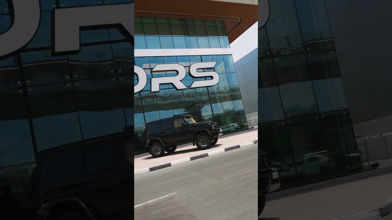 First fully converted Brabus G800 4x4&sup2; in the world 🖤  #dubai #cars #brabus #carshowroom