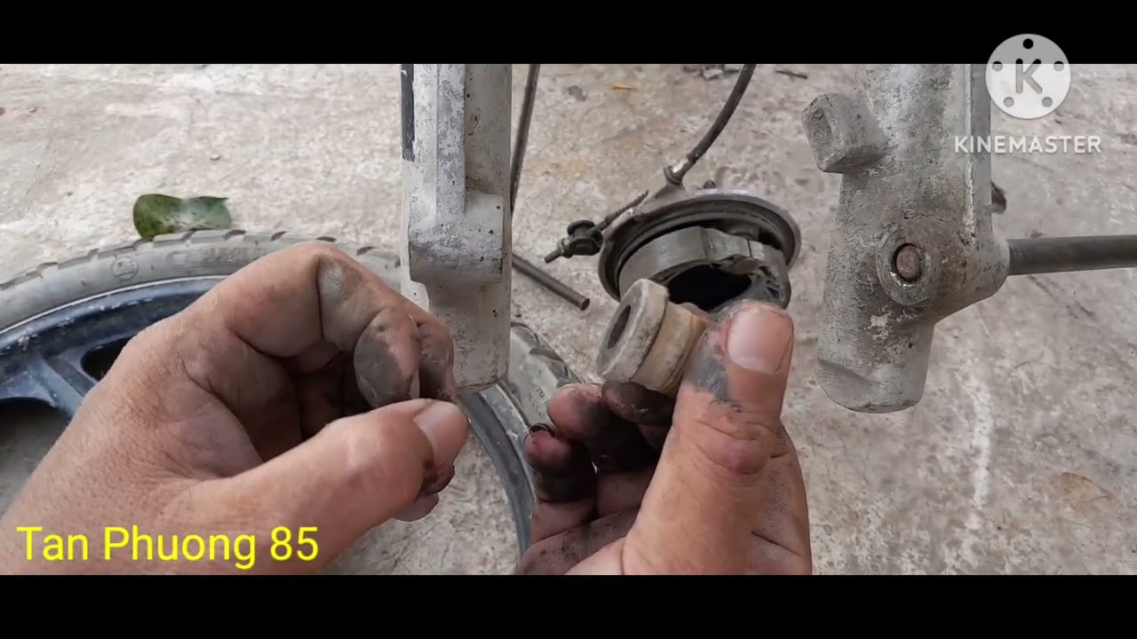 Cách canh lông đền bánh trước quay cực kỳ nhẹ. phuộc nhún êm.
