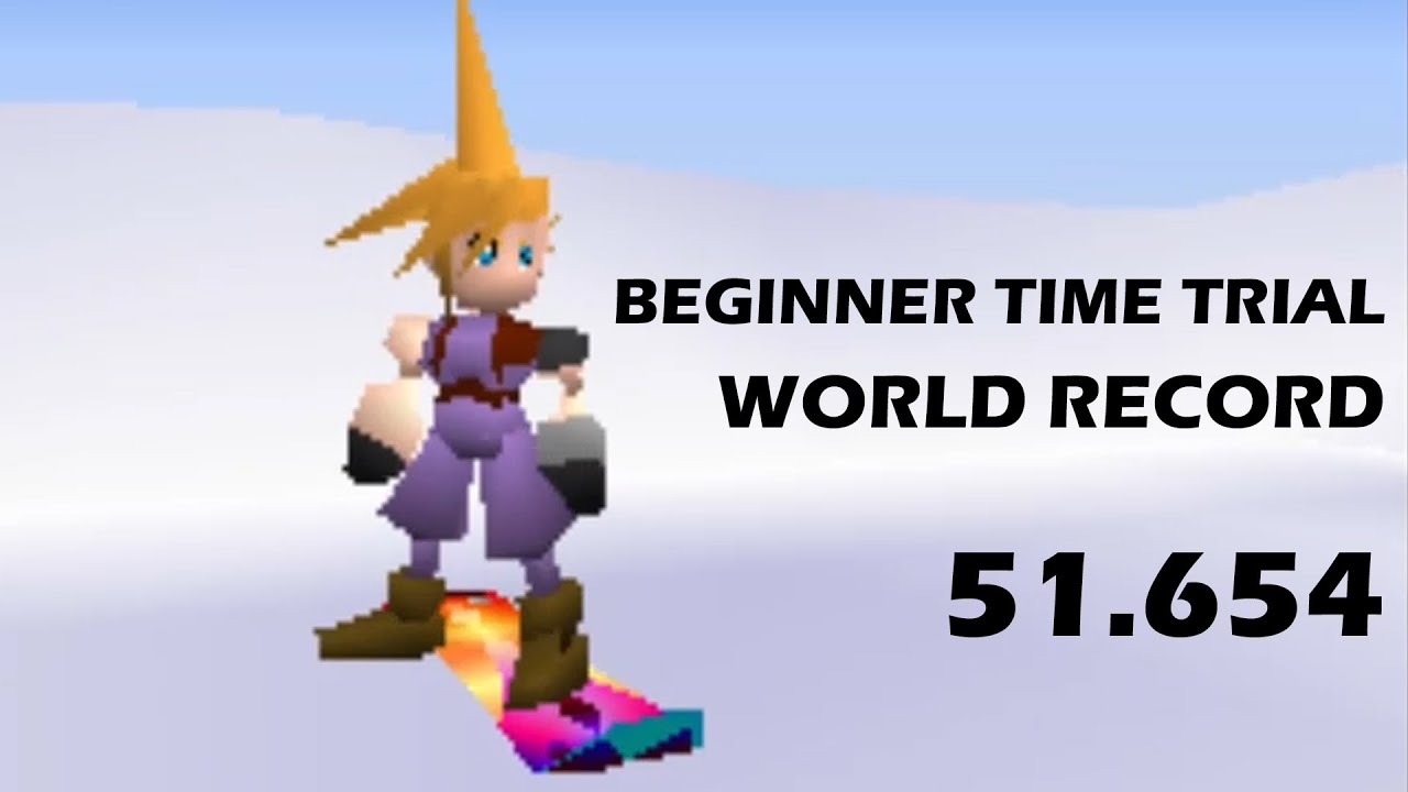 FFVII - Snowboarding Beginner Time Trial WR in 51.654 [4-8Live]
