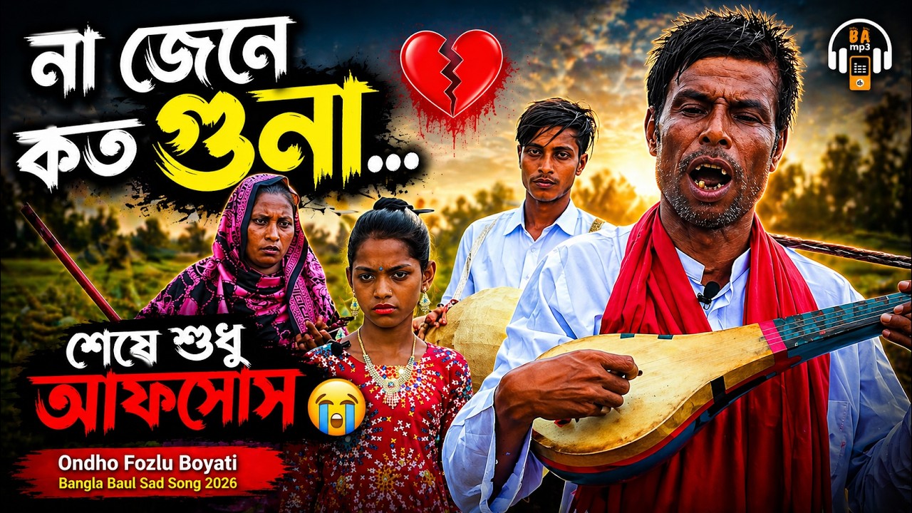 আমি না জানিয়া করছি কত গুনা Baul Gaan | Ondho Fozlu Boyati