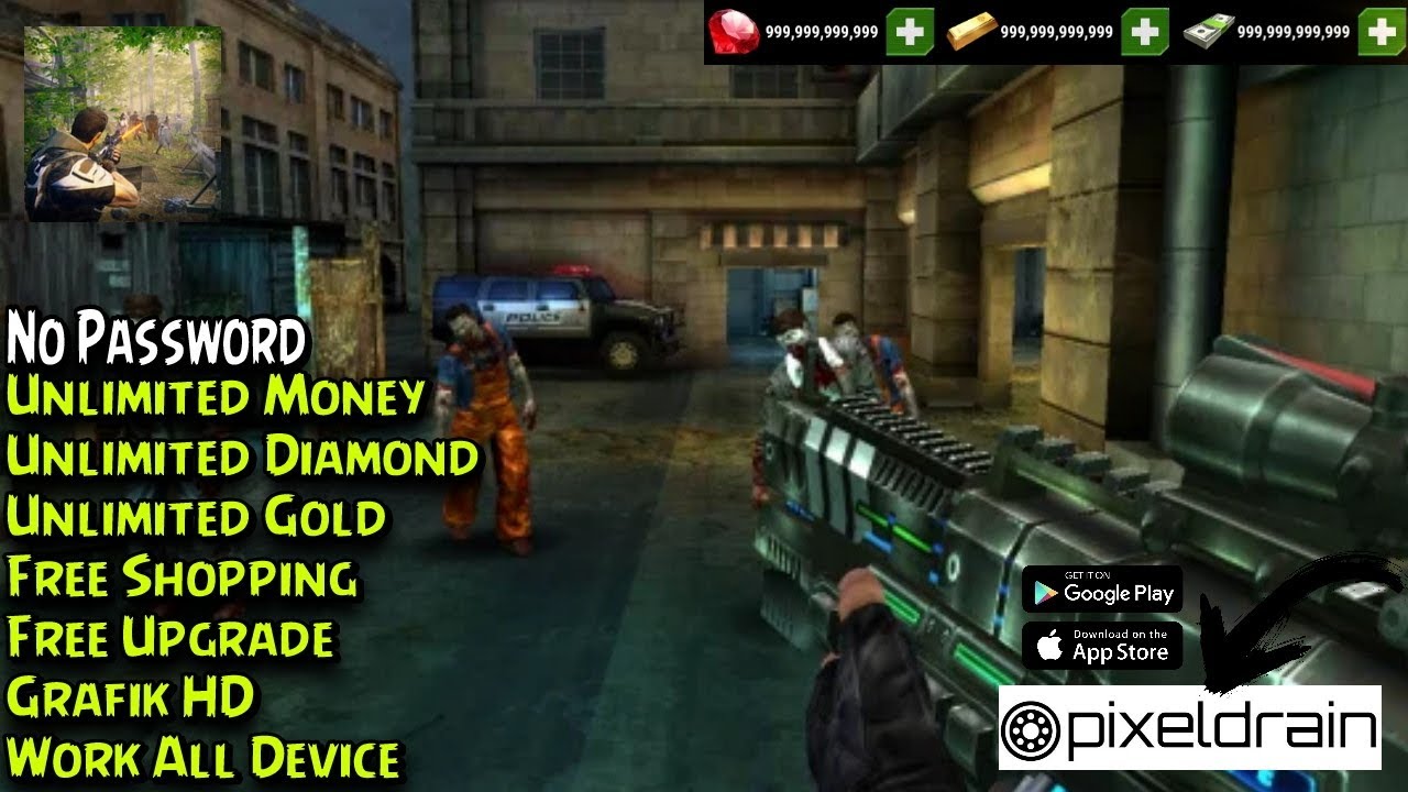 Dead Target Zombie Mod Apk Terbaru - Unlimited Money/Gold & Diamond | Latest Version 