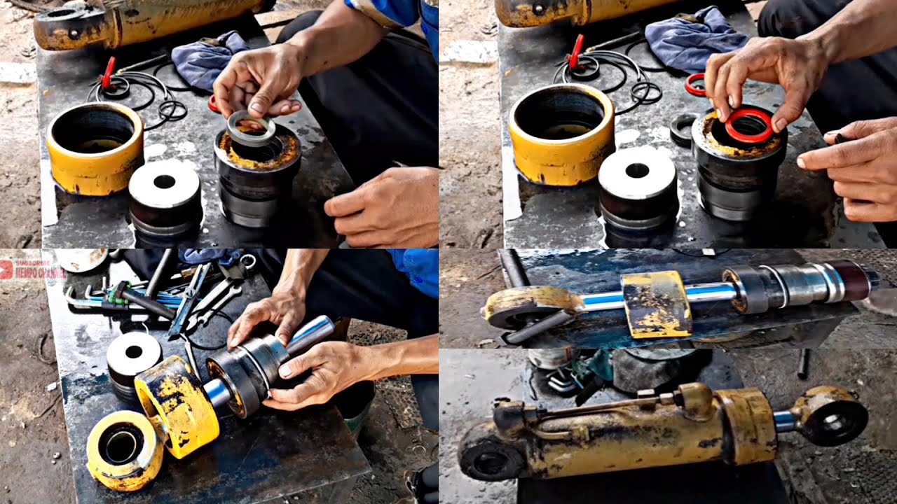 Bocor lagi !! Begini cara ganti seal lift cylinder dan tilt cylinder Bulldozer CAT D5C yang benar