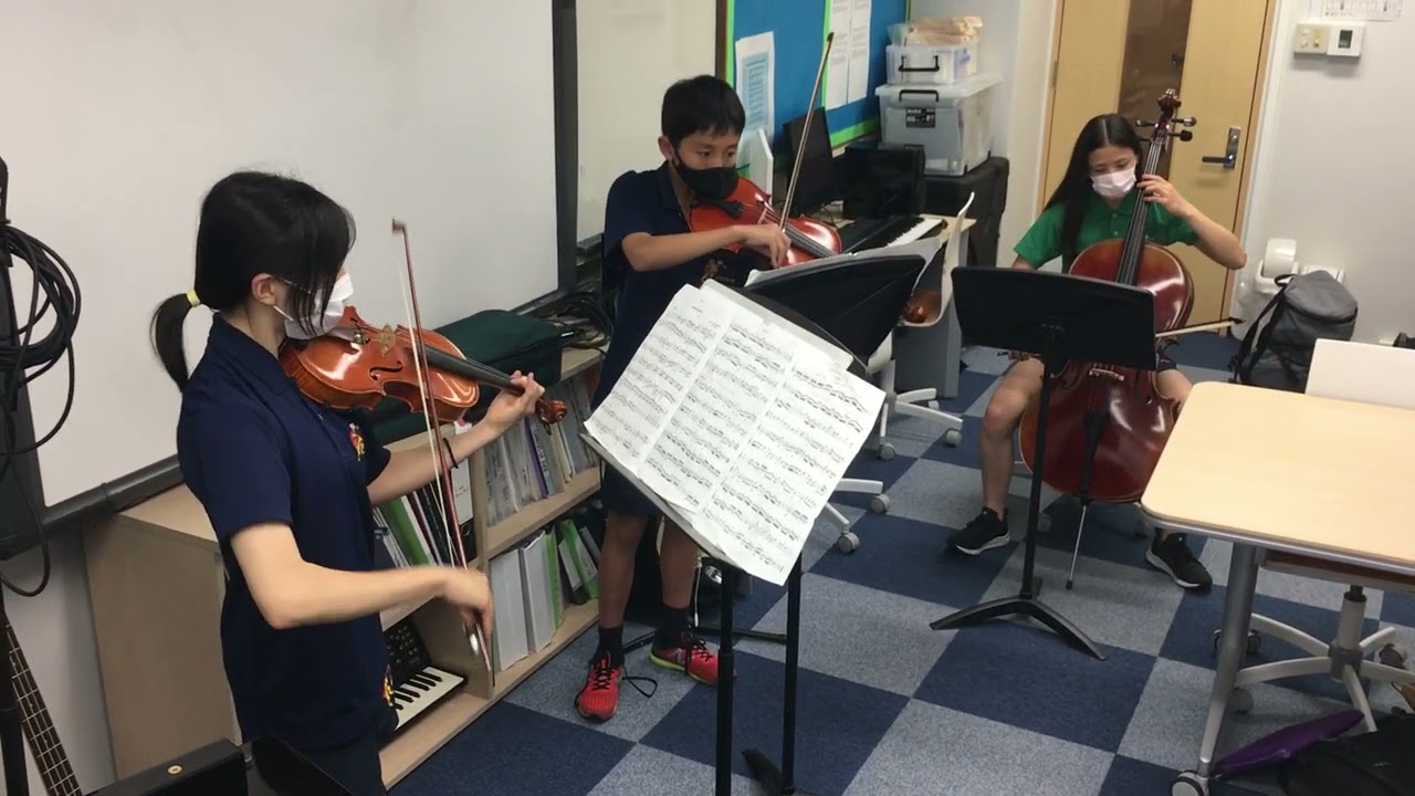 Lisa Y7 (vln1), Kai Y7  (vln2), Yui Y10 (cello)- Terzetto Scolastico mov1