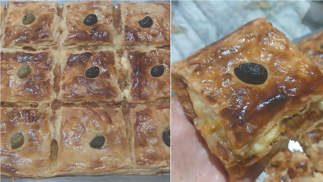 كوكا مقرمشة ومورقة بدون زبدة التوريق وبدون نشاء😍 بحشو سهل وإقتصادي وبزااف بنين 😋