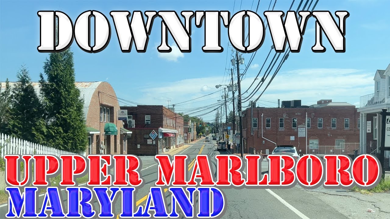 Upper Marlboro - Maryland - 4K Downtown Drive