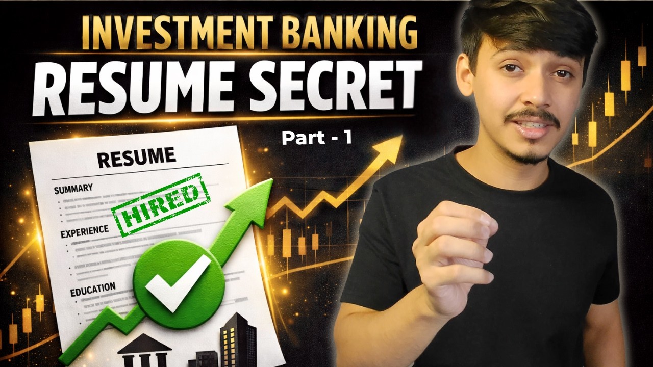 How to Build an Investment Banking Resume (Step-by-Step | Real Example)