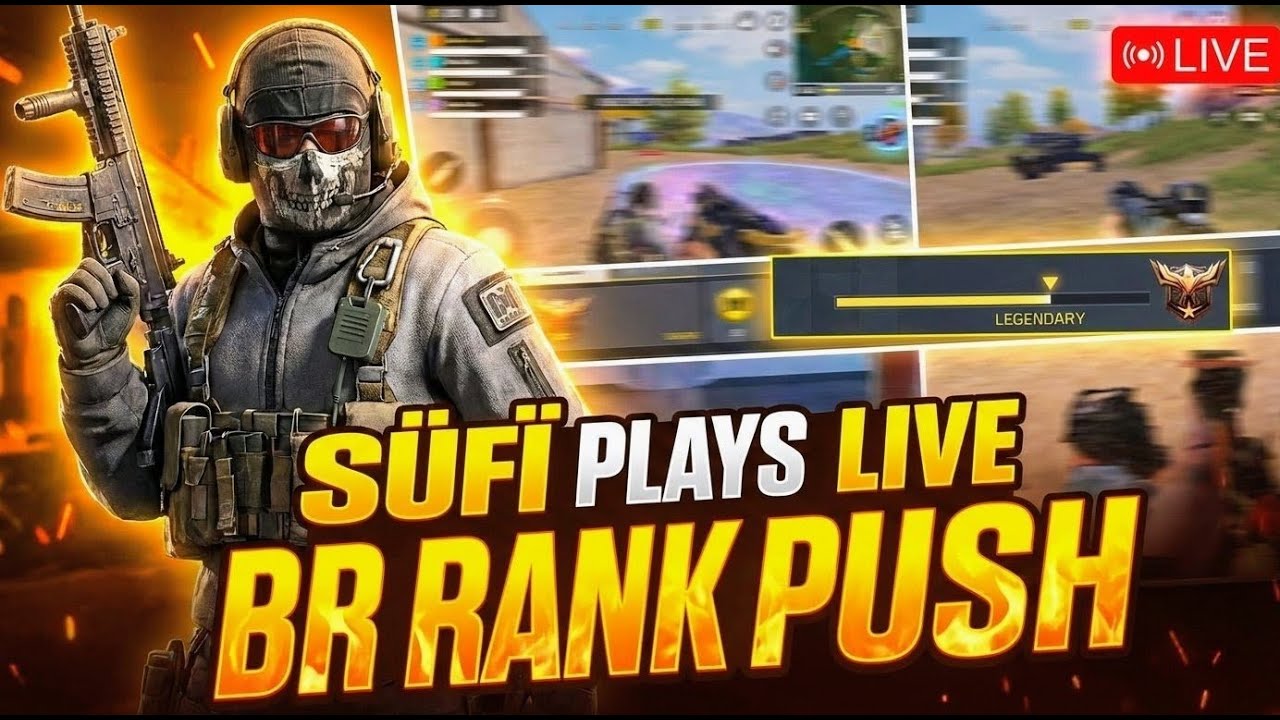 😈 BR rank push solo gameplay#live