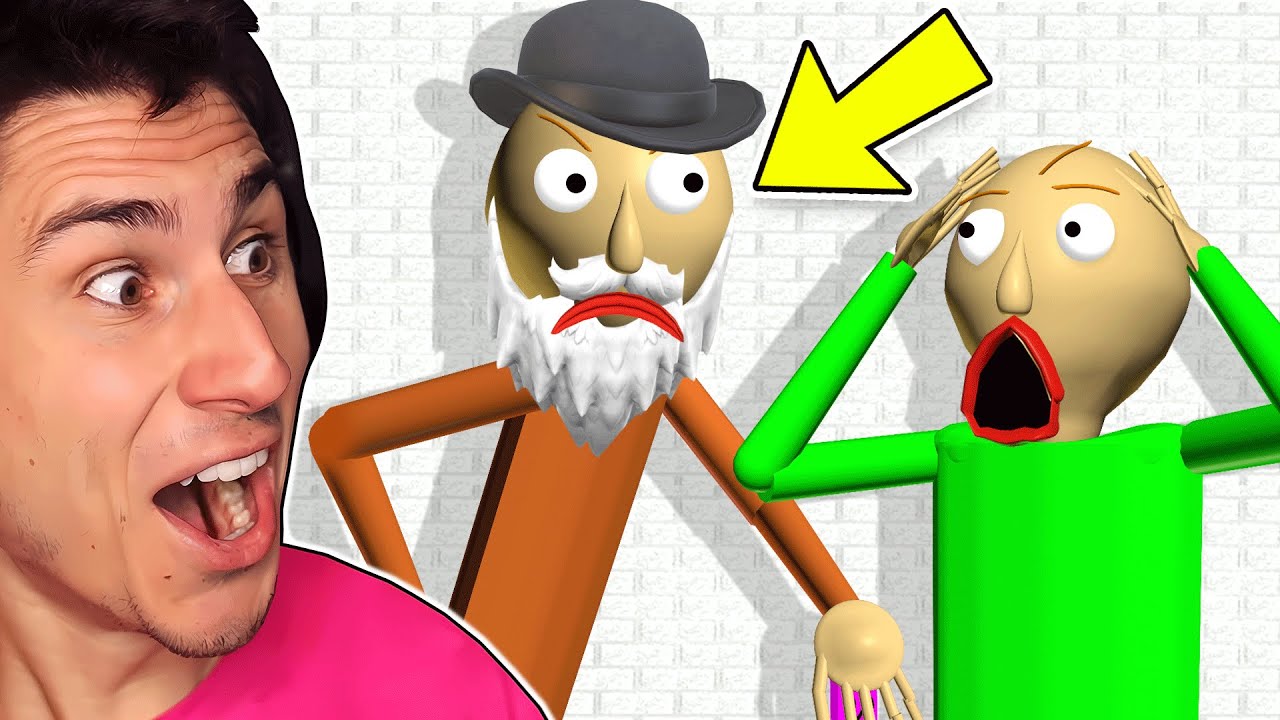 Балди наконец-то встречает своего отца! | Baldi's Basics