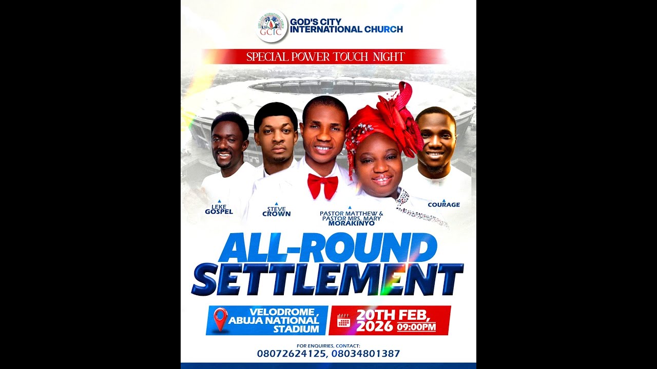SPECIAL POWER TOUCH COMMUNION SERVICE  |  16TH FEBRUARY, 2026