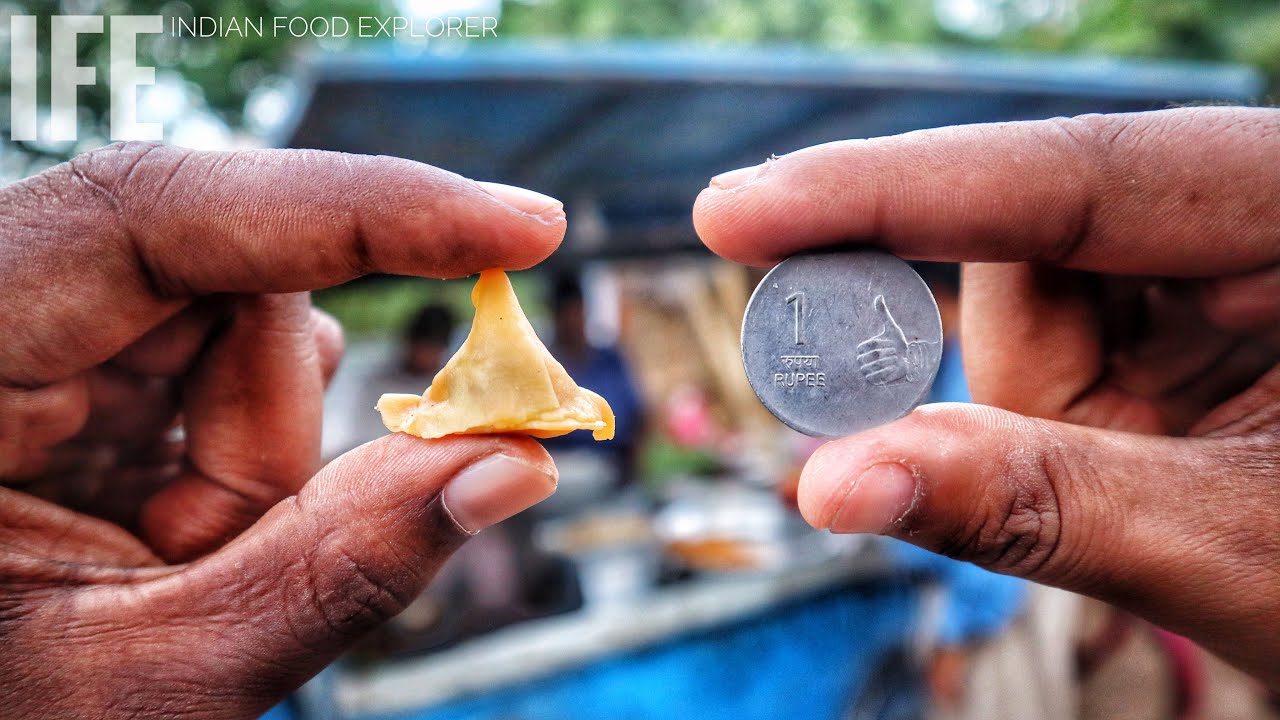 World’s Smallest Samosa Only in 1 Rupee ($0.014) | Mini Samosa | Street Food India