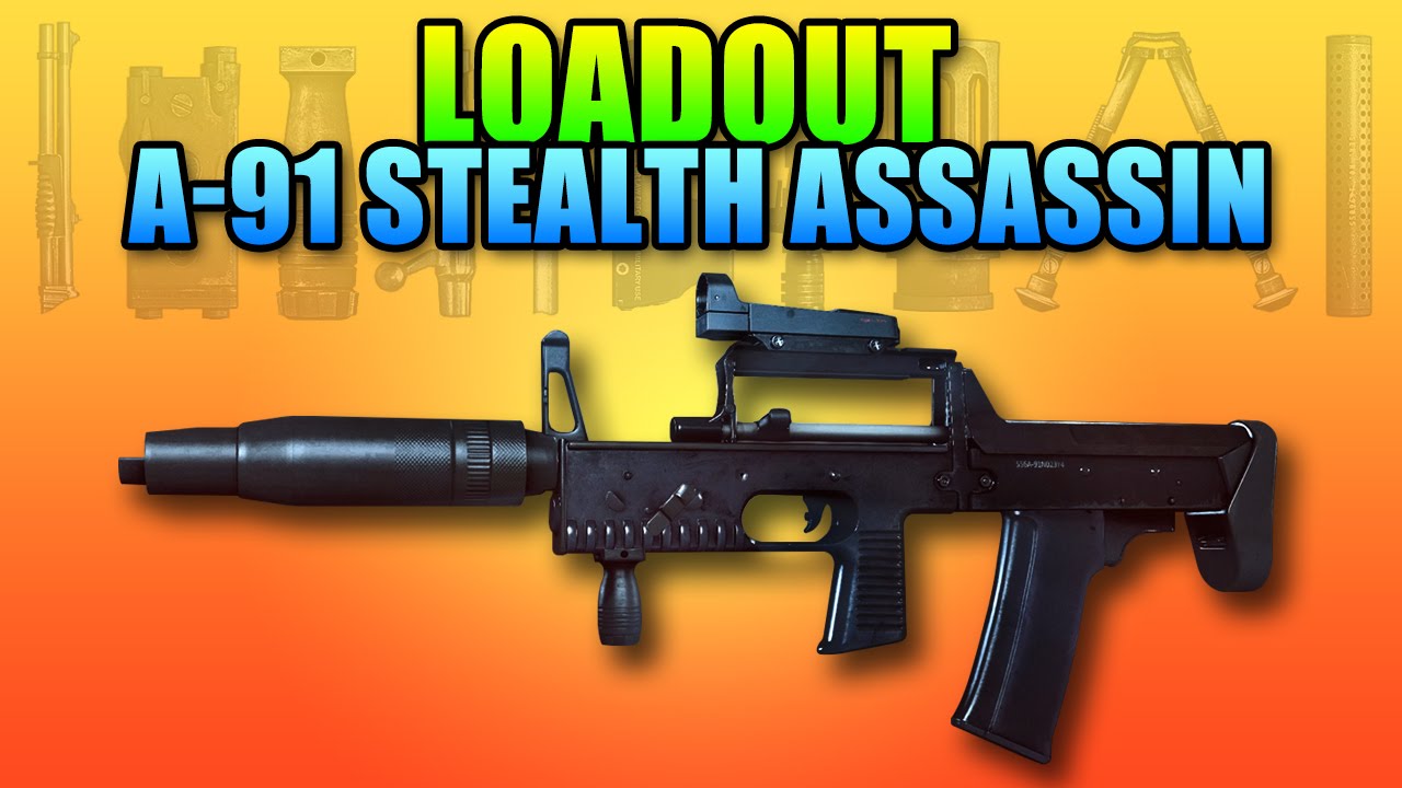 BF4 Loadout A-91 Stealth Assassin - A Great Silent Weapon | Battlefield 4 Carbine Gameplay