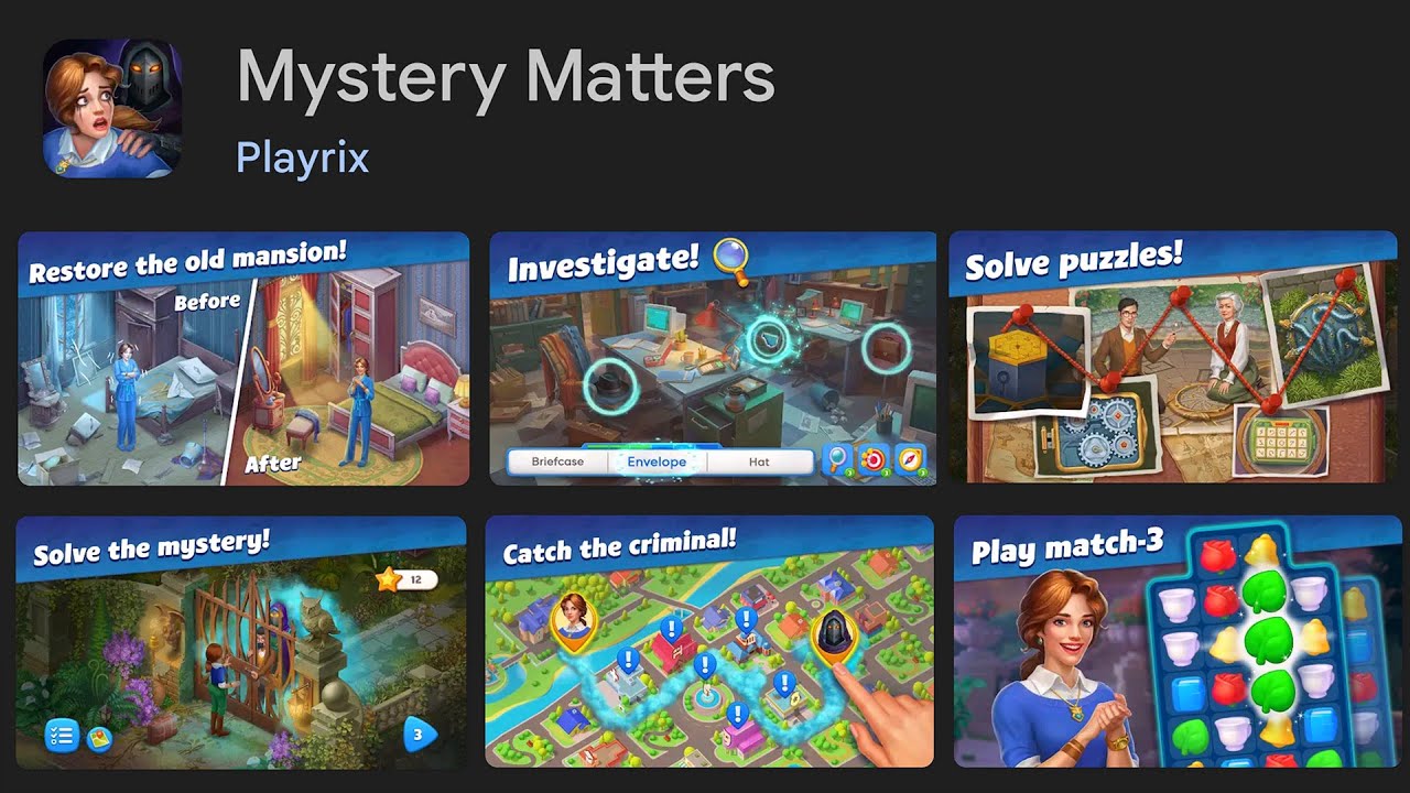 Mystery Matters Gameplay