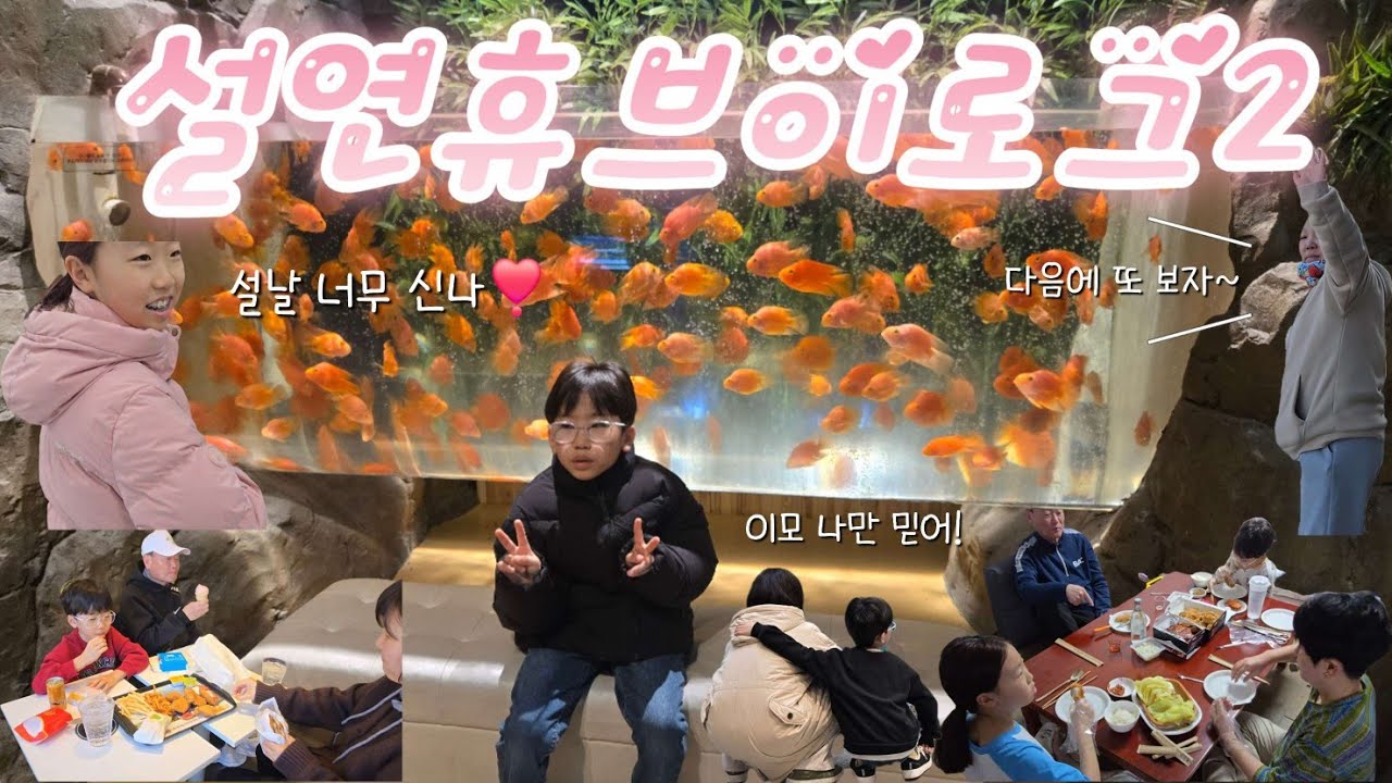 설 연휴 브이로그2 / 길고 긴 연휴🥹 / 4-5일차 / 맥도날드🍔 / 꼬끼오🐔 / 산책🚶 / 아쿠아플라넷일산🐬 / 세차🫧 / 치킨🍗
