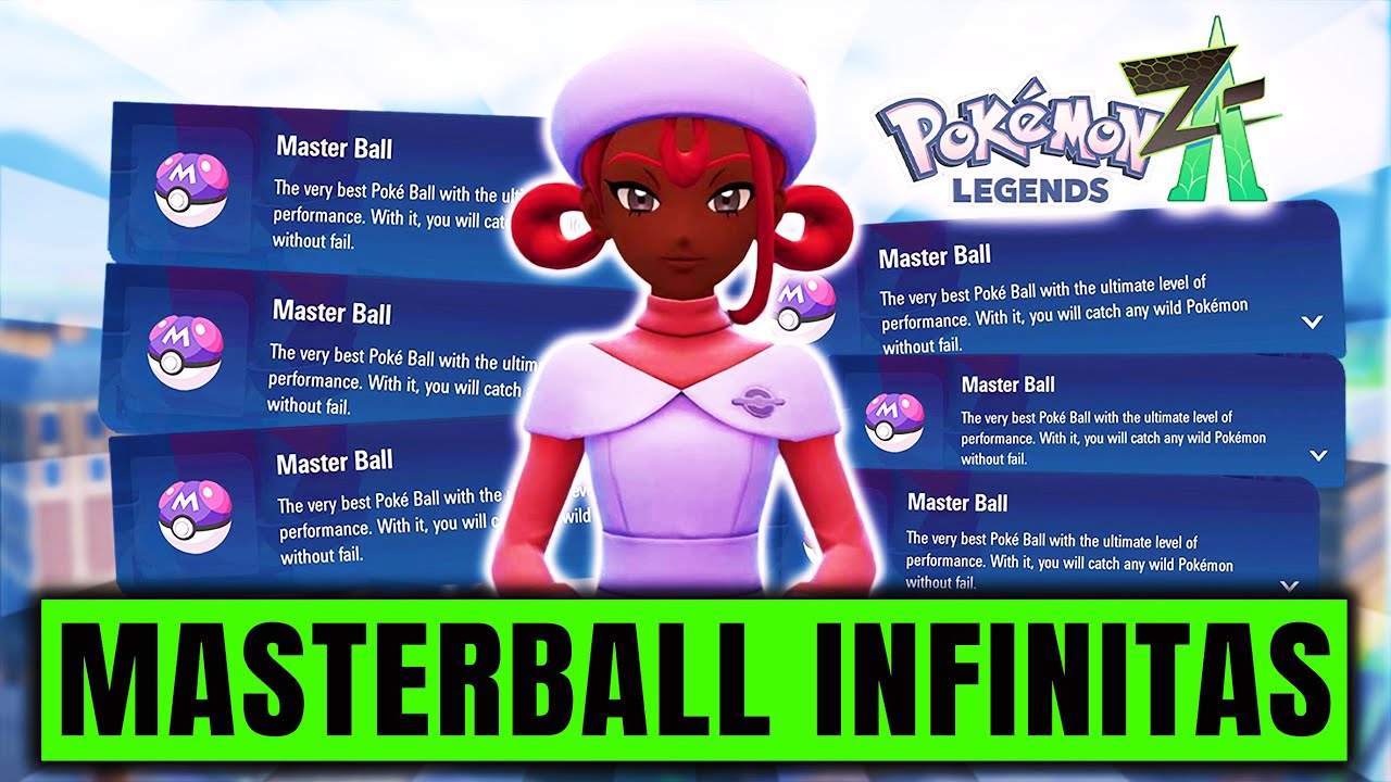 ✨ASI se PUEDEN CONSEGUIR MASTERBALLS INFINITAS en POKEMON LEYENDAS ZA