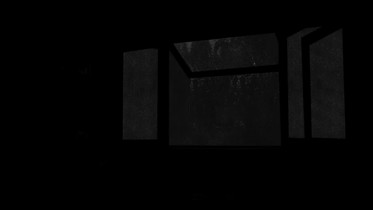Treat Insomnia & Rest with Gentle Rain Sounds ✦ a Dark Room for Deep Sleep
