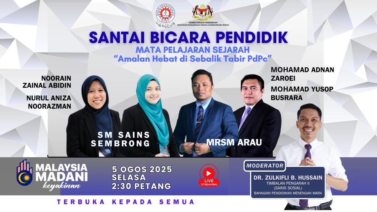 SANTAI BICARA PENDIDIK: Mata Pelajaran Sejarah – Amalan Hebat di Sebalik Tabir PdPc