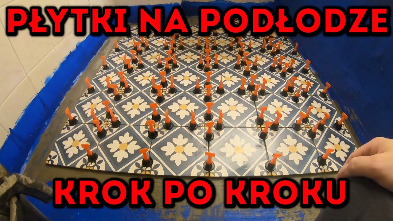 Układanie płytek na podłodze krok po kroku. 