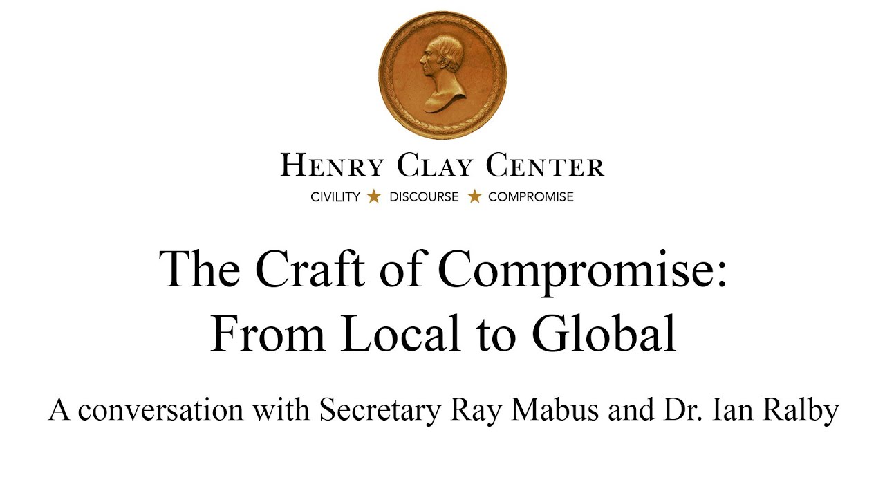 The Craft or Compromise: A conversation with Ray Mabus.