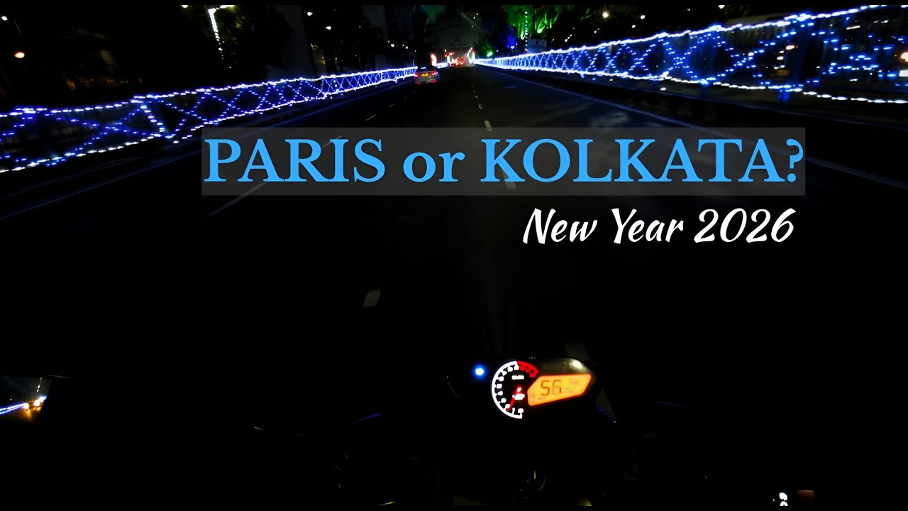 Is this Paris or Kolkata? | New Year 2026 Night Ride | Shot on Pixel 9