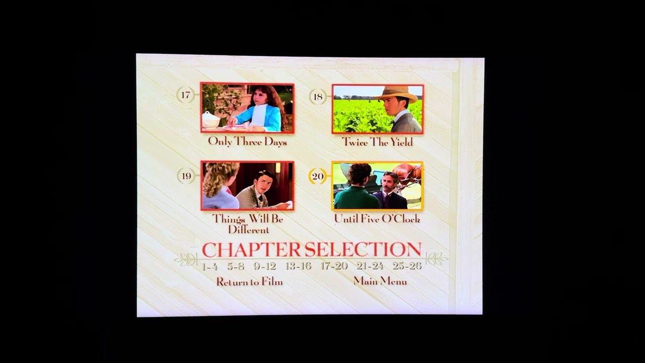 The miracle worker 2000 DVD menu walk-through