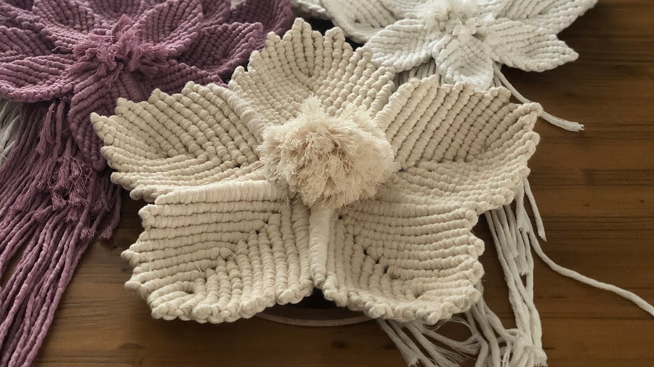 Makrome Çiçek Nasıl Yapılır? / How to Make a Macrame Flower / Makrome Çiçek Yapımı