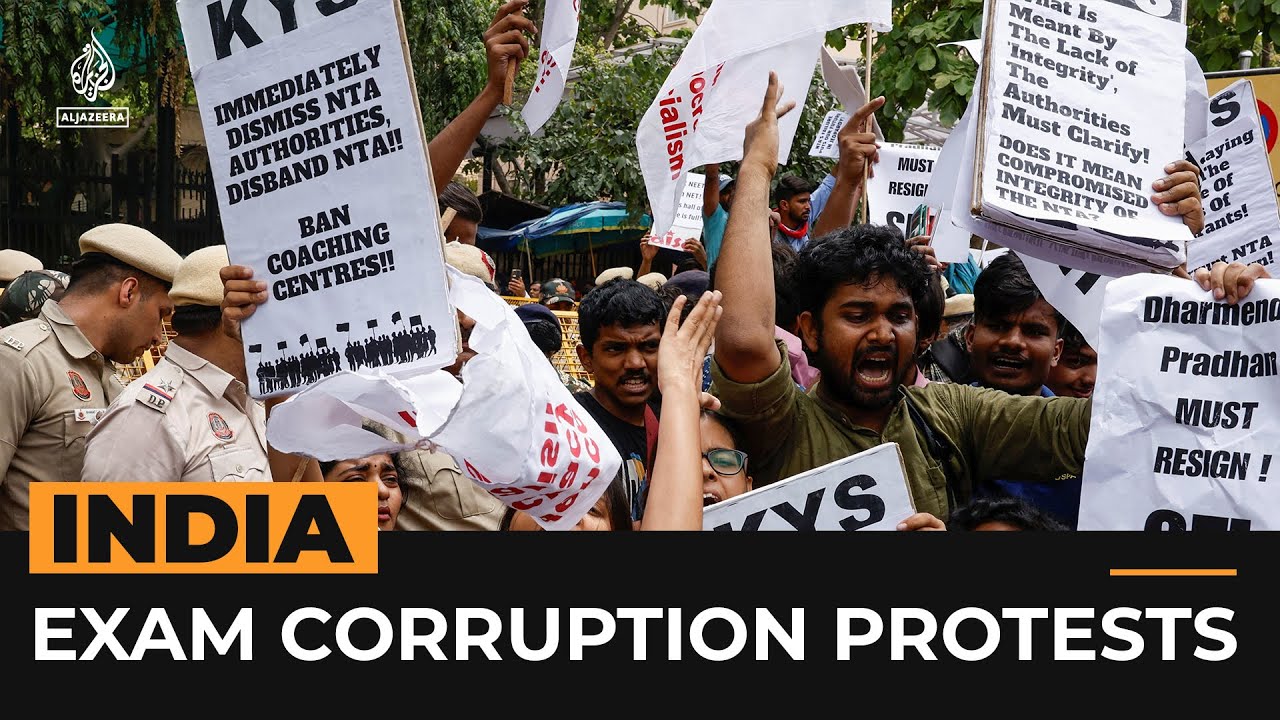 Students protest across India over examination &lsquo;scam&rsquo; | Al Jazeera NewsFeed