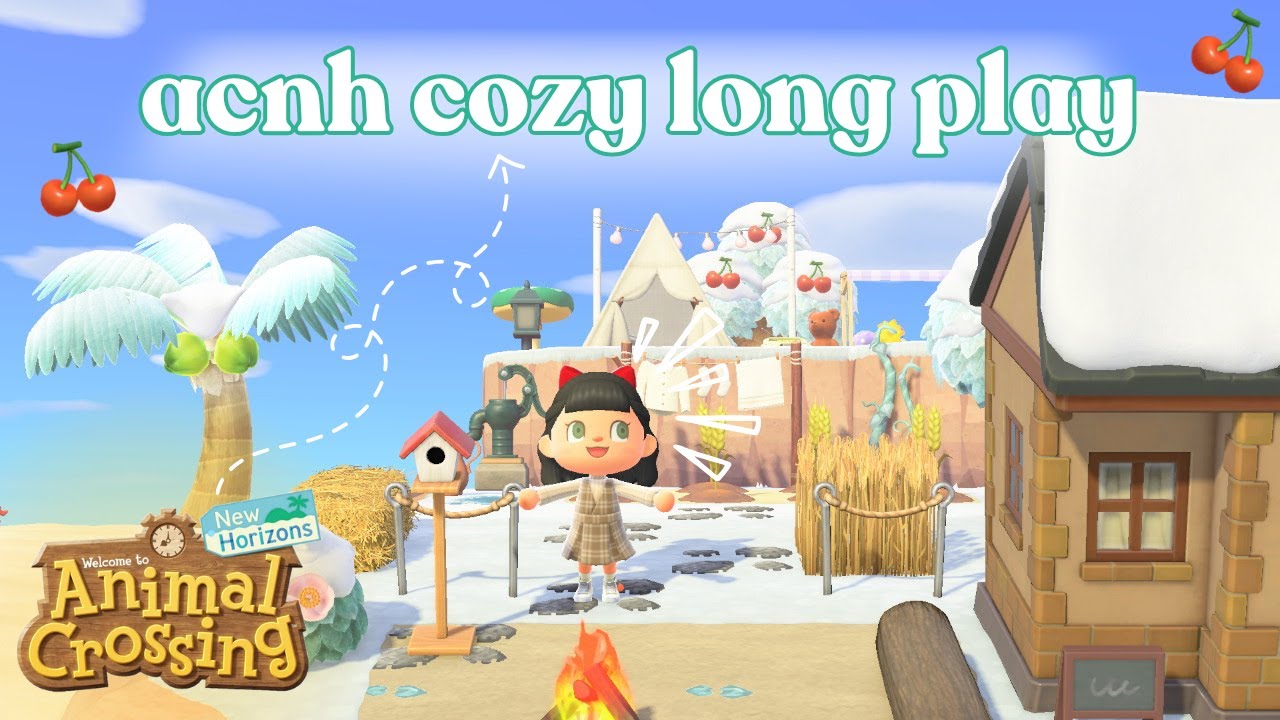 cleaning up my island + prepping for spring acnh longplay ⋆｡‧˚ʚ🌷ɞ˚‧｡⋆ (no commentary)