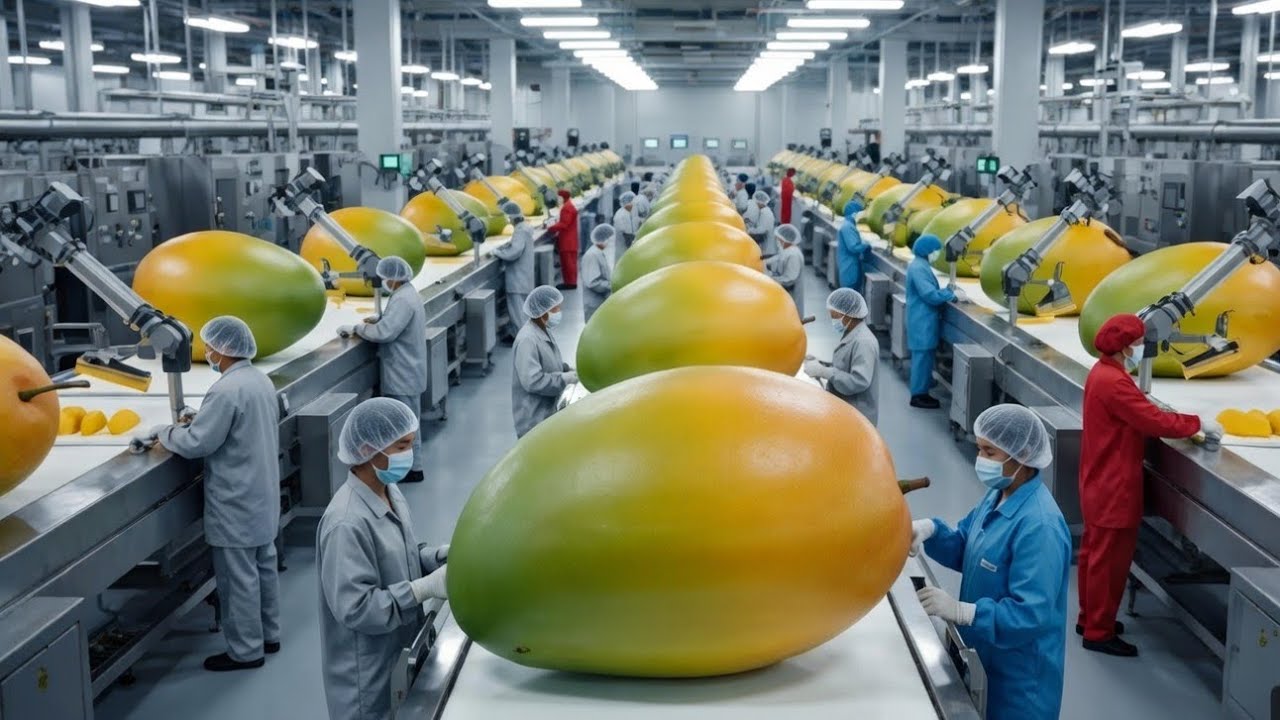 Inside a Dried Mango Factory – How Exotic Mangoes Are Preserved for Global Export (Full Process)
