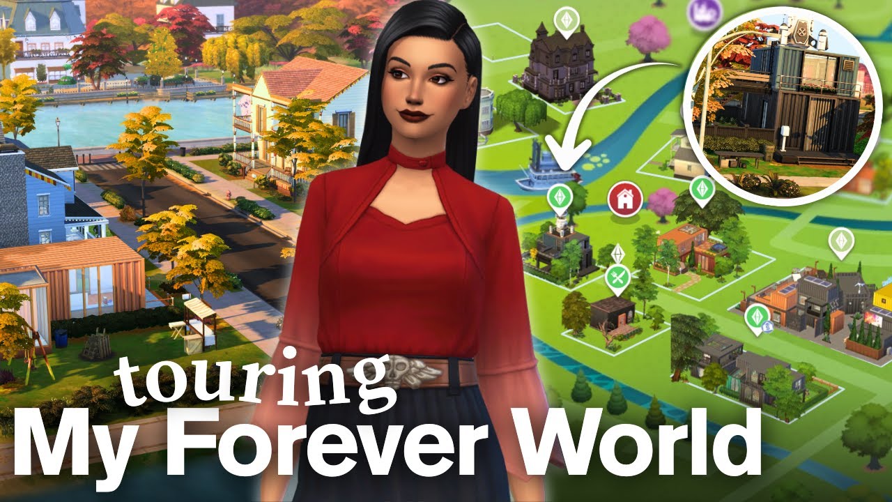 Файл сохранения Touring My Sims 4 Forever World