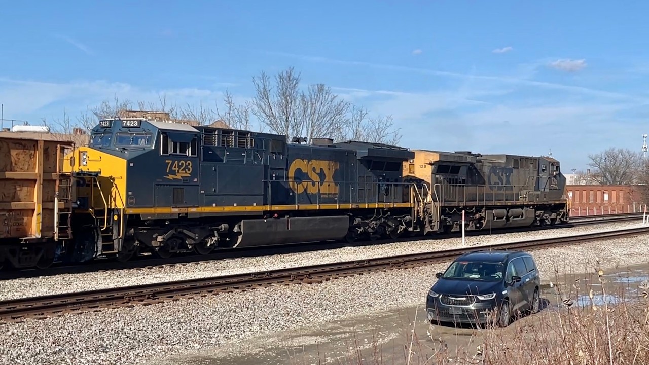 Train With 7 Giant Switch Panels Stops To Pick Up Conductor, Backward Locomotive Has Trouble Seeing