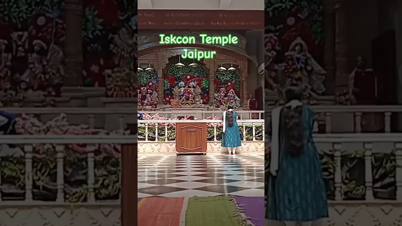 Iskcon Temple Jaipur * Radhey Krishna Param Prabhu ki Jai Jai #Iskcon #jaipur #2025 #sngbhaktidarbar