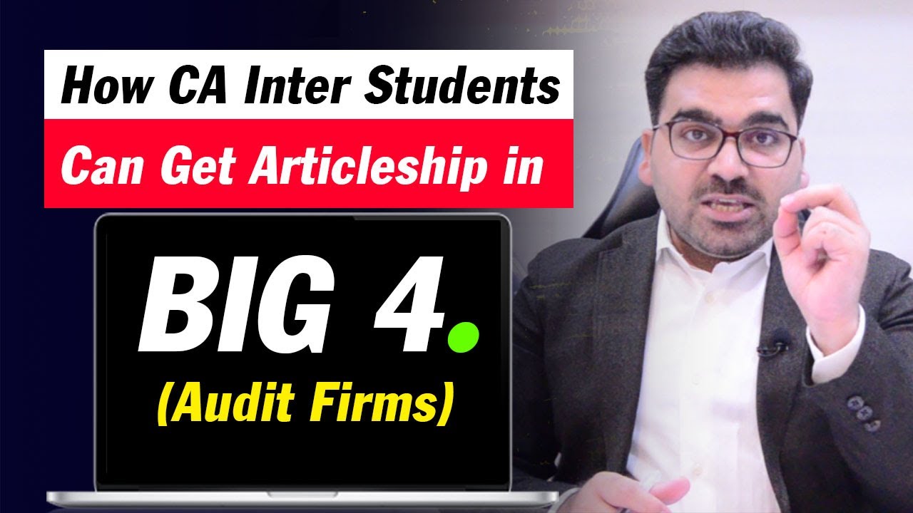 How To Get Induction in Big 4 Audit Firms after CA INTER | Best Way : Professional's Legacy