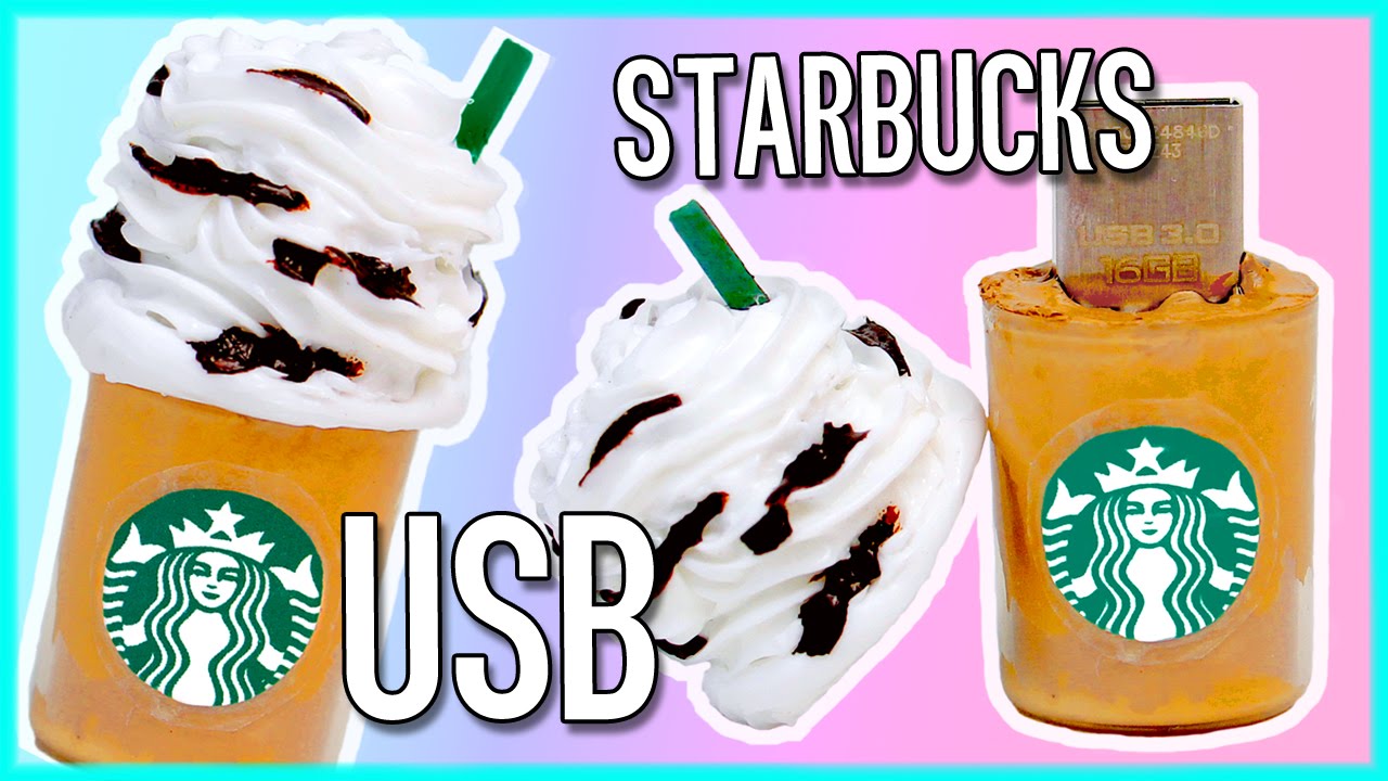 DIY STARBUCKS USB Flash Drive! DIY Back To School Supplies