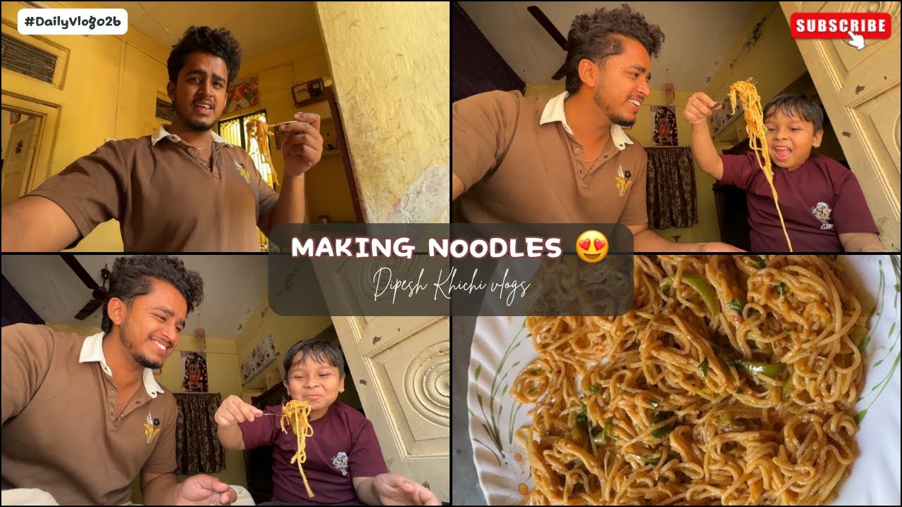 Aaj Noodles Bana Ke Mazaa Aa Gaya 😄 | Food Vlog 