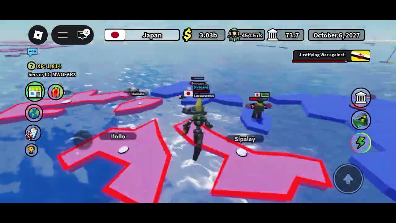 Control Europe, Japanese empire