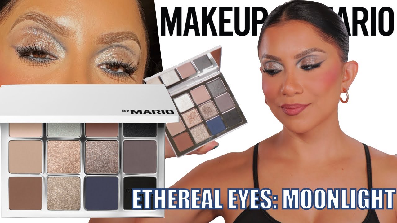 LATINA APPROVED? MAKEUP BY MARIO ETHEREAL EYES MOONLIGHT PALETTE  (brown eyes) + SWATCHES | MJ