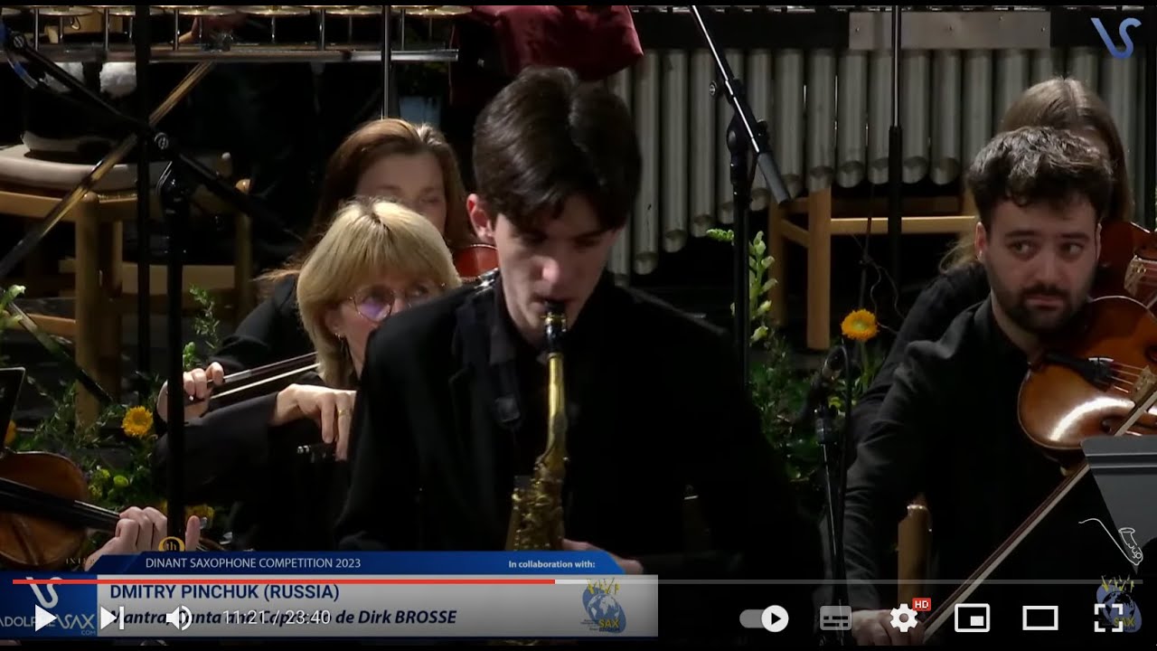 Dmitry PINCHUK (Russia) plays Mantra, Canto and Capriccio by Dirk BROSSÉ