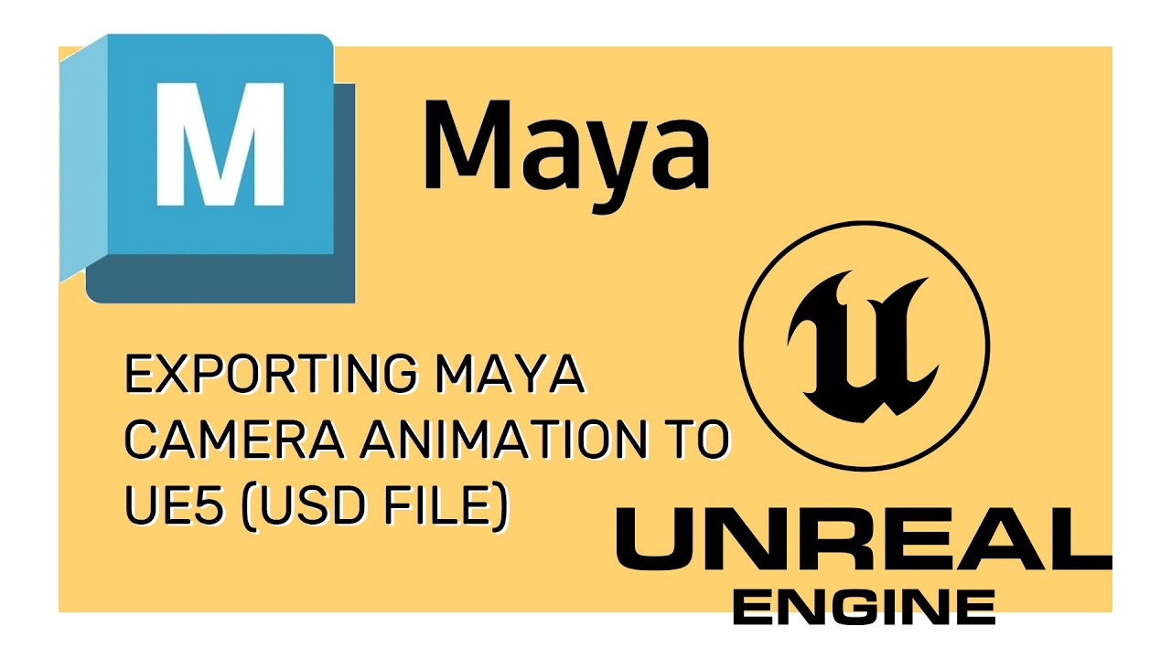 How to export export Maya Cameras to Unreal Engine 5 (using USD)