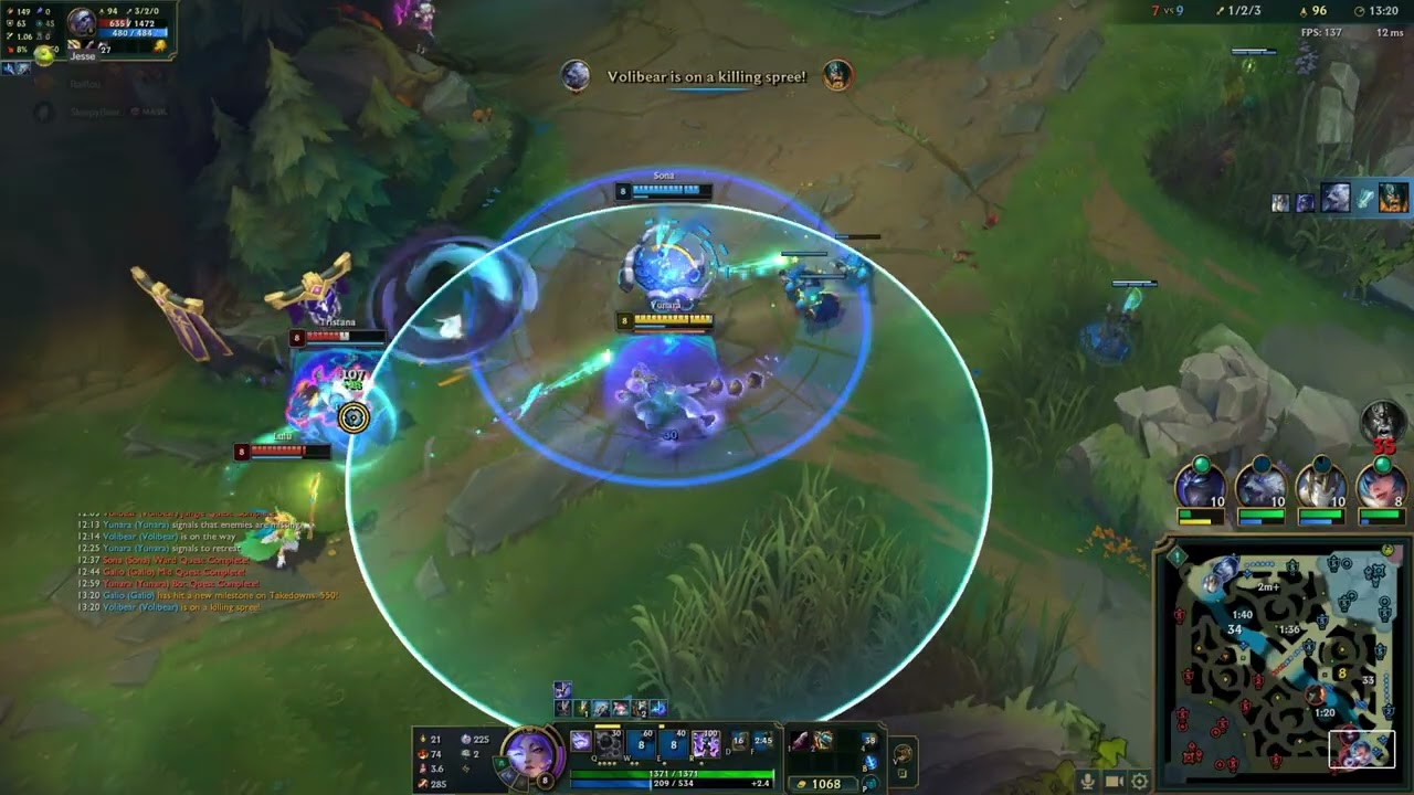 League of Legends SR Unranked Yunara/Sona vs Trist/Lulu
