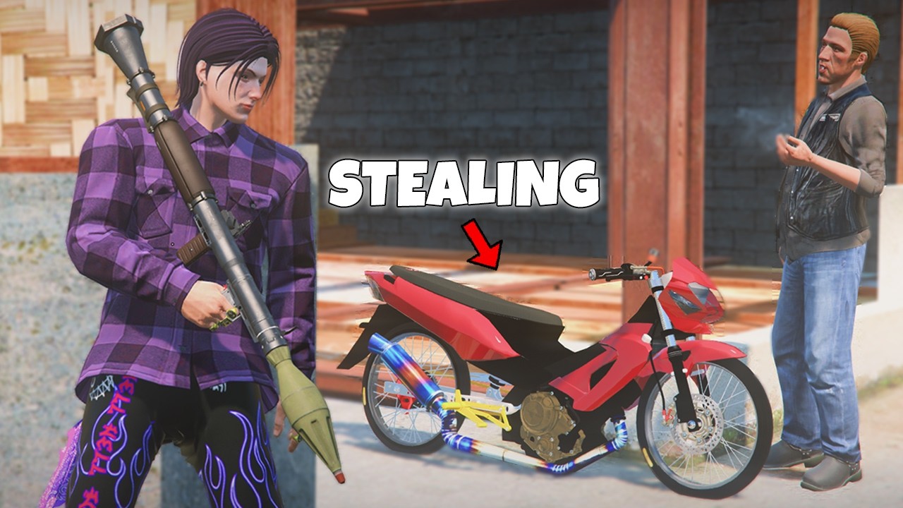 STEALING HONDA SONIC 125 FROM THE MAFIA sa GTA 5 (SOBRANG GANDA!) | SnoopX