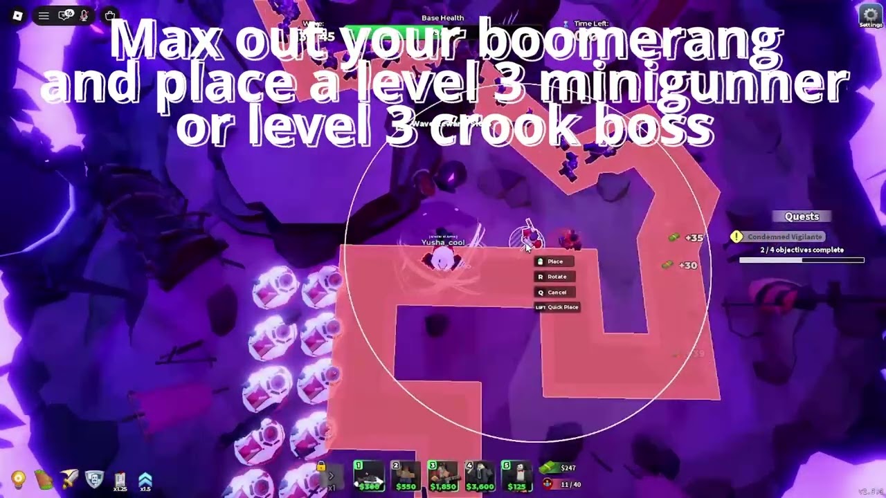 Best TDS Gem Grind Strat - 2800 Gems and 2500 XP/hour! NST and No Skill Tree!