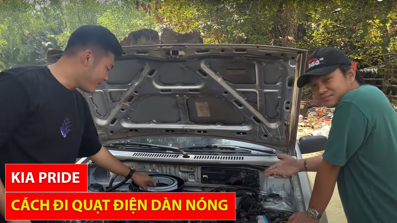 KIA Pride | Cách Đi Quạt Điện Cảm Biến Nhiệt | Tập Thể Dục Cùng 360Xe