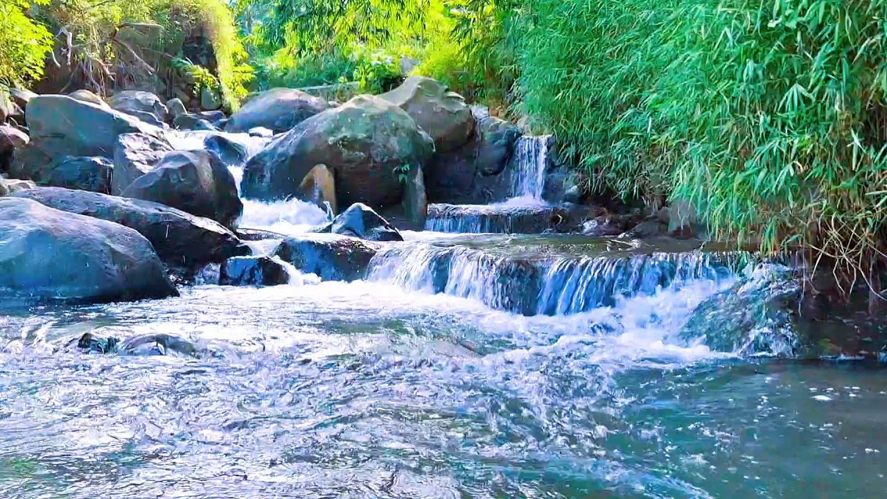 Natural River Water for Deep Calm