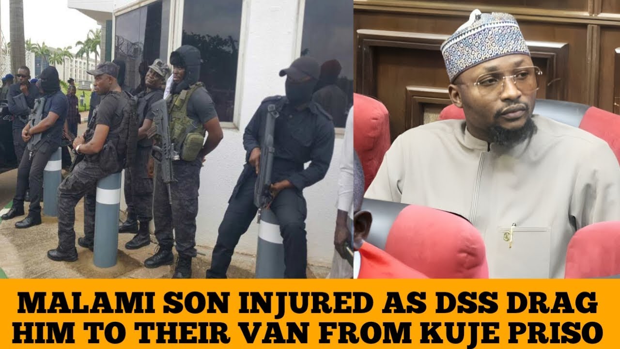 Malami Son in Tears As DSS Rearrest Him After Bail From Kuje Prison