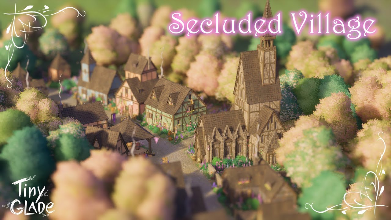Secluded Village | Tiny Glade Longplay ASMR for Sleep 😴 | No Commentary, No Music